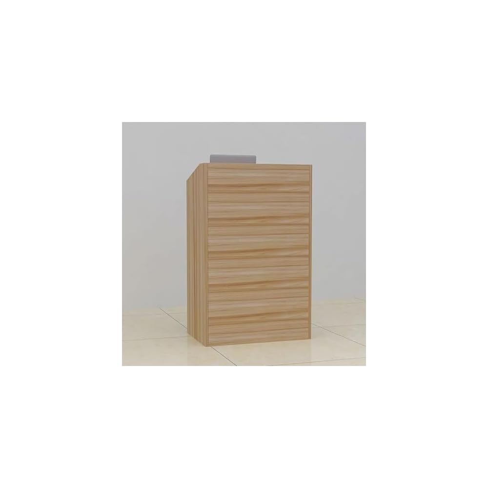 Pupitre Portable en Bois avec tiroirs et Rangement Ouvert pour pupitres d'église, pupitres de conférence, Table Stable en Teck