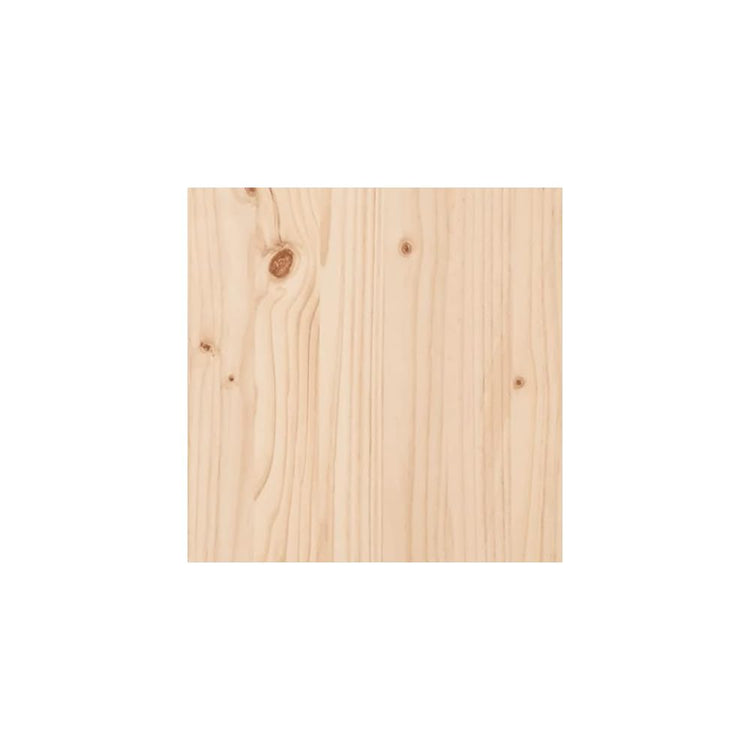 Cadre de lit sans Matelas 150x200 cm Bois Massif pin sommier Naturel Cadre Bois Robuste Tete de lit Rustique Chambre a Coucher Design