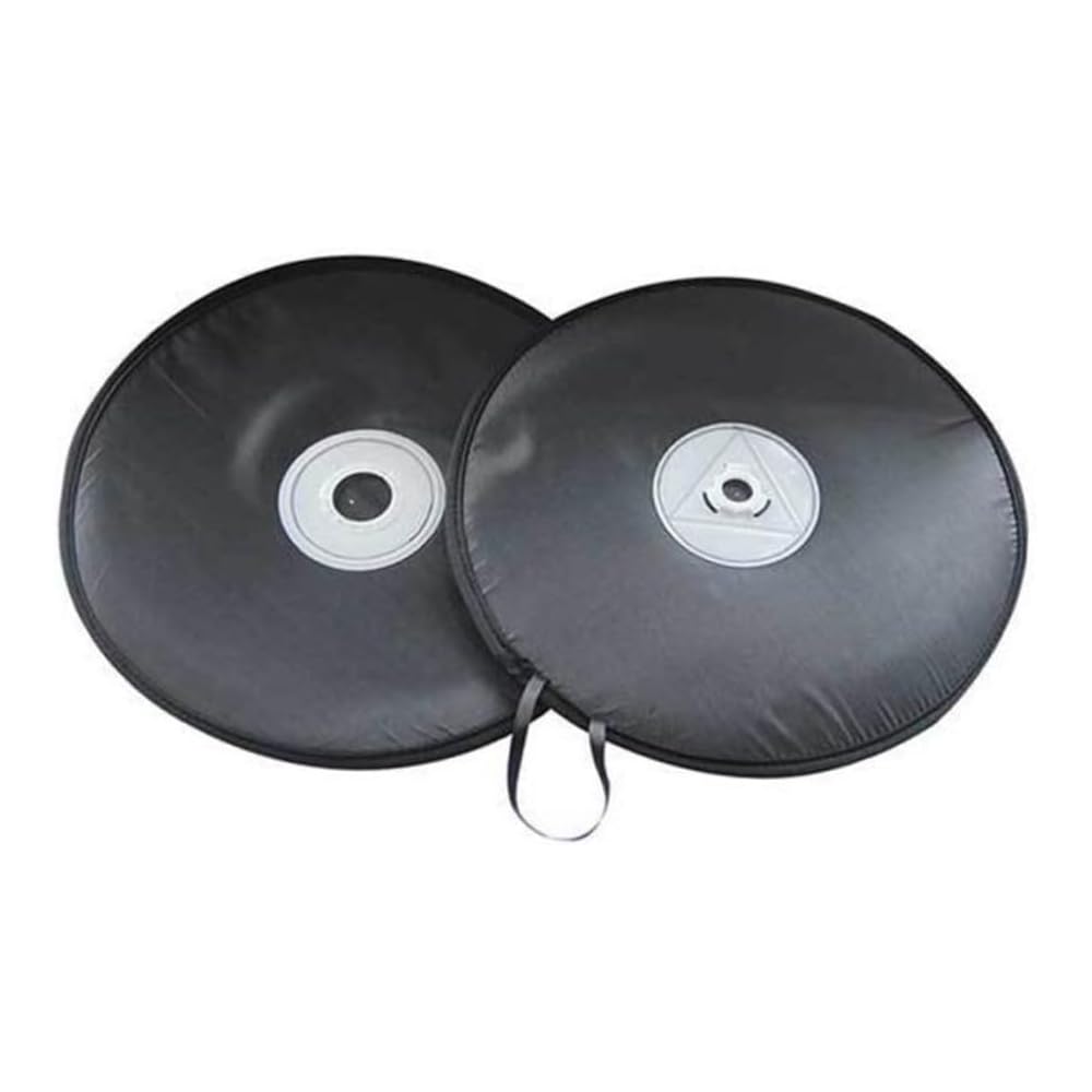 Coussin Rotatif de Voiture 360 Degrés Rond Eva Noir