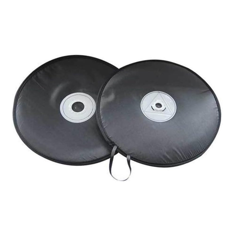 Coussin Rotatif de Voiture 360 Degrés Rond Eva Noir