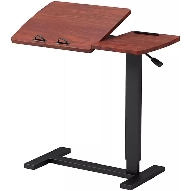 Petit Bureau Debout Bureau d'ordinateur Portable Table de Chevet réglable en Bois Massif Pliable et relevable Table de canapé de Bureau Mobile sur Le lit Postes de Travail informatiques